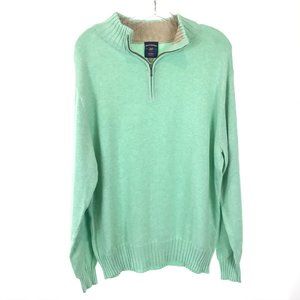 NWOT Size Large Bills Khakis Quarter Zip Sweater